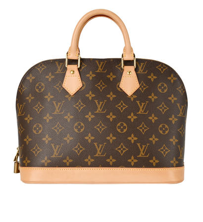 Alma PM, &pound;750, Handbags, Brown, Canvas, Front view